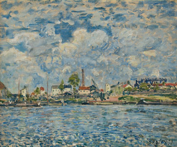 Alfred Sisley, La Senna a mezzogiorno (1877)