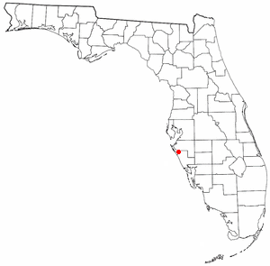 Location of Sarasota, Florida