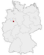 Bielefeld na mapě