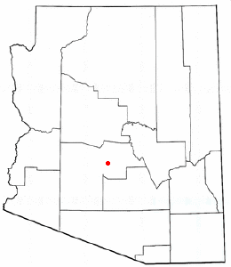 Location of Phoenix, Arizona