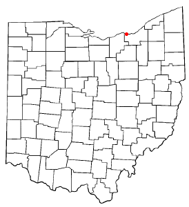 Location of Bay Village, Ohio