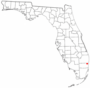 Location of Margate, Florida