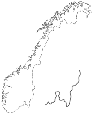 Lagenes plassering på Norgeskartet