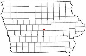 Location of Collins, Iowa