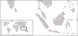 Location of Singapore