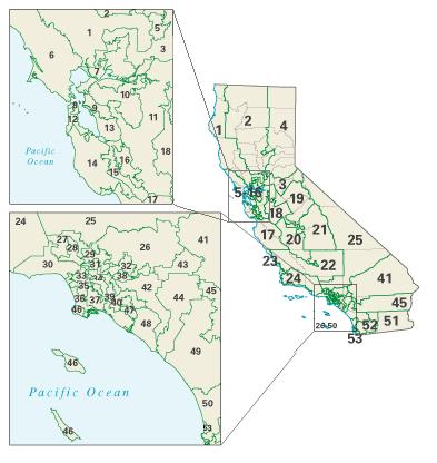 California congressional districts