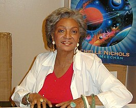 Nichelle Nichols bij de Dragon Con (2002)