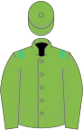 Light green, emerald green epaulets