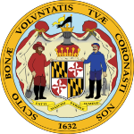 Description de l'image Seal of Maryland (reverse).svg.