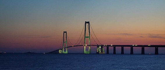 The East Bridge at sunset