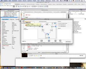 於 Mac OS X 運行的 Lazarus IDE 1.0