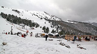 La station de ski.