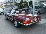 Mercedes-Benz 420 SL, Heckansicht, offen