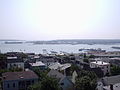 Looking across the bay at South Portland, ME.