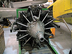 Zachovaný motor Fiat A.74 R.I.C.38