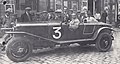 Louis Wagner au volant d'une Peugeot 174S pour les 24 Heures du Mans 1926