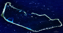 Majuro satelliittikuvassa.