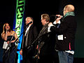 Image 6Off Plus Camera Film Festival in Kraków, 2012, with Andrzej Seweryn, Daniel Olbrychski, and Wojciech Pszoniak on stage. (from Film industry)