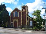 En tidigare kyrkobyggnad i Katoomba, New South Wales, Australien som gjorts om till restaurang.