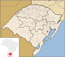 Sentinela do Sul – Mappa