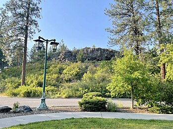 Flag Hill in lower Manito Park