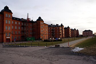 De gamla kasernerna på Kasernhöjden i Karlstad.