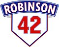 42-Jackie Robinson (2B). Fue retirado en toda la MLB el 15 de abril de 1997.