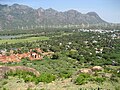 Aralvaimozhi aerial view from Thovalai Chekkar Giri Malai