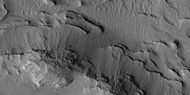 Close view of layers, as seen by HiRISE under HiWish program