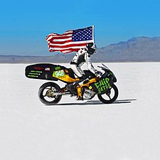 Chip Yates tại Bonneville Salt Flats 2011