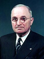 Photographic portrait of Harry S. Truman