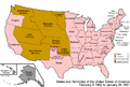 Territorial evolution of the United States (1860-1861)