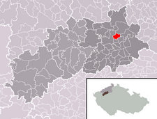 Vršovice na mapě