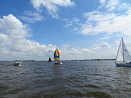 Zeilboten op het Heegermeer