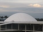 Exterior view of the Senate chamber.