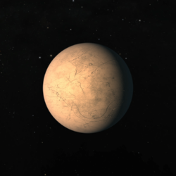 TRAPPIST-1hの想像図