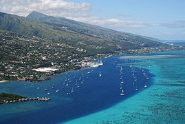 Punaʻauia, in the southern suburbs of Papeʻete