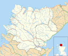 Brora is located in Sutherland