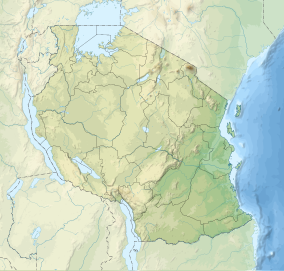 A map showing the location of Vikindu Forest Reserve