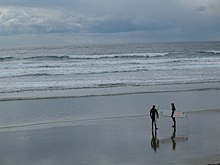 Surfing on the beaches of Ucluelet