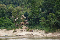 Village on the Mekong