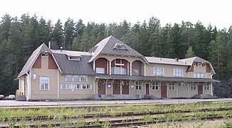 L'ancienne gare ferroviaire.