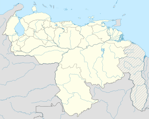 Map showing the location of Naguanagua Municipality within Venezuela