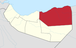 Location in Somaliland