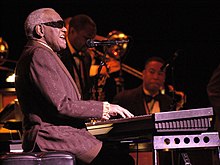 Ray Charles performing