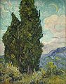 Cypresses, (1889)