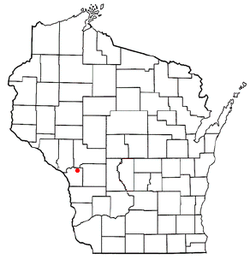 Location of Farmington, Wisconsin