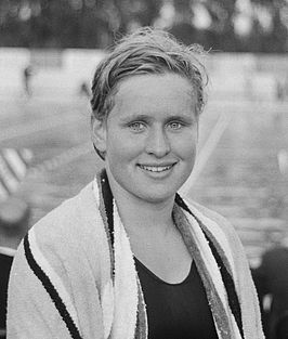 In Haarlem tijdens een selectiewedstrijd voor de Olympische Spelen van 1960