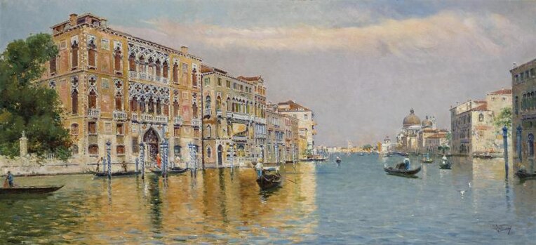 Antonio-reyna-manescau-gran-canal-y-palazzo-dux_(1)