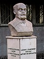 Zamenhof statue in Prilep, North Macedonia